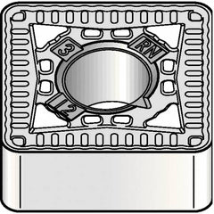 Kennametal - SNMG434 RN Grade KCP25B Carbide Turning Insert - TiCN/Al2O3/TiOCN Finish, 90° Square, 1/2" Inscr Circle, 3/16" Thick, 1/16" Corner Radius - Caliber Tooling