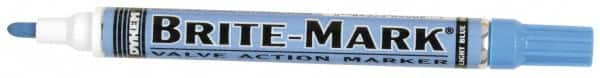 Dykem - Light Blue Oil-Based Paint Marker - Medium Tip, Oil Based - Caliber Tooling