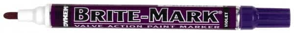 Dykem - Violet Oil-Based Paint Marker - Medium Tip, Oil Based - Caliber Tooling