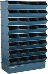 Stackbin - 8 Bin, Shelving Unit with Openings & Base - 37" Wide x 65-1/2" High - Caliber Tooling