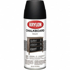 Krylon - Chalkboard Black, Flat, Chalkboard Paint Spray Paint - 12 oz Container - Caliber Tooling