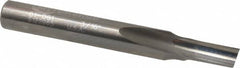 Onsrud - 3/16" Diam, 1/4" Shank Diam, 3/8" Length of Cut, 1 Flute Single Edge Straight Router Bit - 2" Overall Length, Right Hand Cut, Solid Carbide - Caliber Tooling