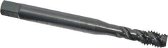 OSG - 3/8-16 UNC 3 Flute 2B Modified Bottoming Spiral Flute Tap - Vanadium High Speed Steel, Oxide Finish, 100mm OAL, Right Hand Flute, Right Hand Thread - Caliber Tooling