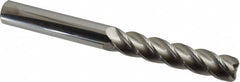 Accupro - 5/8", 4 Flute, Single End, Solid Carbide, 0.06" Corner Radius End Mill - 6" OAL, 40° Helix, Right Hand Flute, 3" LOC, Right Hand Cut - Caliber Tooling