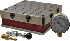Suburban Tool - 6" Long x 6" Wide x 2-1/4" High, 1/4 Min Pump hp, S1 Sine Plate Compatibility, Vacuum Chuck - Square & Parallel to within 0.0002, 1/4 NPT Connector - Caliber Tooling