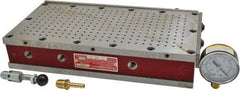 Suburban Tool - 12" Long x 6" Wide x 2-1/4" High, 1/2 Min Pump hp, S2 Sine Plate Compatibility, Vacuum Chuck - Square & Parallel to within 0.0003, 1/4 NPT Connector - Caliber Tooling