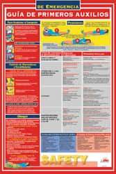 NMC - 18" Wide x 24" High Laminated Paper CPR Information Poster - Spanish - Caliber Tooling