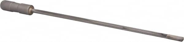 Made in USA - 5/16", 12" Flute Length, 13" Depth of Cut, Carbide-Tipped Shank, Single Flute Gun Drill - Caliber Tooling