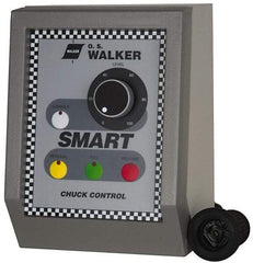 Walker - 500 W, 110 V Electromagnetic Chuck Variable Power Control - Automatic Release, 115 V, DC Max Output Voltage - Caliber Tooling