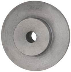 Bison - Adapter Back Plate for 6-1/4" Diam Self Centering Lathe Chucks - 0.98" Through Hole Diam, 3.46mm ID, 6.7" OD, 0.98" Flange Height, Cast Iron - Caliber Tooling