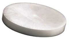 Made in USA - 6 Inch Diameter, 1 Inch Thick, Plastic Disc - Natural, Acetal - Caliber Tooling