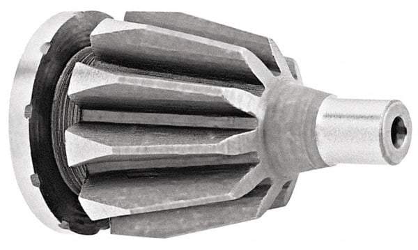 Bison - Forged Steel Lathe Chuck Pinion - 5" Chuck Diam Compatible, 0.98" OD - Caliber Tooling