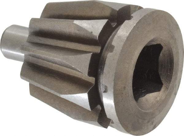 Bison - Forged Steel Lathe Chuck Pinion - 6" Chuck Diam Compatible, 1.1" OD - Caliber Tooling