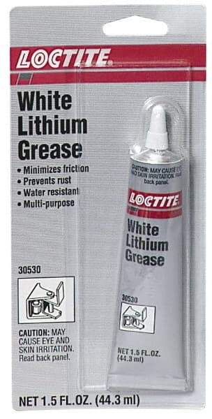 Loctite - 1.5 oz Cartridge Lithium General Purpose Grease - White, 380°F Max Temp, - Caliber Tooling