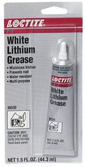 Loctite - 1.5 oz Cartridge Lithium General Purpose Grease - White, 380°F Max Temp, - Caliber Tooling