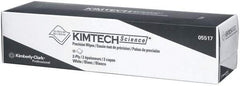 Kimtech - Dry Clean Room/Lab/Critical Task Wipes - Pop-Up, 16-5/8" x 14-3/4" Sheet Size, White - Caliber Tooling