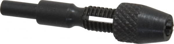 Interstate - 4" Long, Hand Drill with Swivel Head Pin Vise - 4" Long, 0.125" Min Capacity - Caliber Tooling