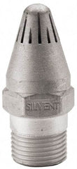 Silvent - Blow Gun High Force Nozzle - 3/8 MPT, 1.81" Hose Length, Aluminum, 145 psi, 238°F - Caliber Tooling