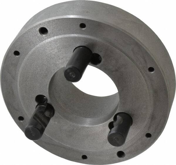 Interstate - Adapter Back Plate for 6" Diam Lathe Chucks - D1-4 Mount - Caliber Tooling