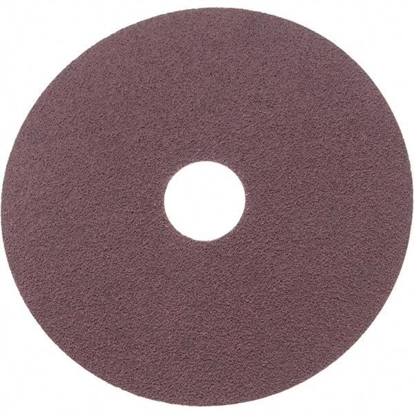 Norton - 4-1/2" Diam 7/8" Hole 80 Grit Fiber Disc - Aluminum Oxide, 11,000 Max RPM - Caliber Tooling