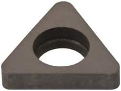 Made in USA - 3/8" Inscribed Circle, Triangle Shim for Indexables - Carbide, 1/8" Thick, ITSN Shim Style, Negative Rake - Caliber Tooling