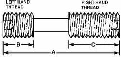 Made in USA - Hex Socket Differential Screw for Indexables - 3/8-24 Thread, Industry Std XNS-610, For Use with Clamps - Caliber Tooling