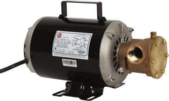 Jabsco - 1 Inch Inlet, 3/4 Hp, 23 Max GPM, Flexible Impeller Pump - 115/230 Volts, Nitrile Impeller - Caliber Tooling