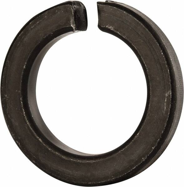 Value Collection - 1-5/8", 1.633" ID, 0.389" Thick Split Lock Washer - Grade 8 Spring Steel, Uncoated, 1.633" Min ID, 1.663" Max ID, 2.553" Max OD - Caliber Tooling