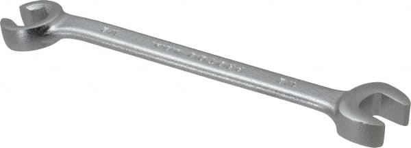 Proto - 1/2 x 1/2", Satin Finish, Combination Flare Nut Wrench - 6 Points, 6-7/16" OAL, Steel, Double End Head - Caliber Tooling