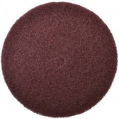 3M - 6" Fine Grade Aluminum Oxide Deburring Disc - 1/2" Center Hole, Arbor Connection, Maroon, 4,000 Max RPM - Caliber Tooling