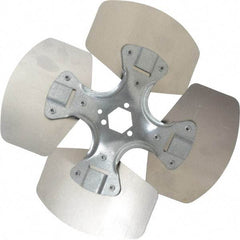 Made in USA - 10" Blade Diam, Commercial Fan Blade - Clockwise Rotation, 4 Blades - Caliber Tooling