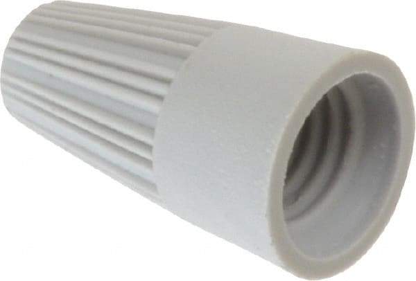 Thomas & Betts - 1, 22 + & 1, 20 to 2, 16 AWG, 300 Volt, Corrosion Resistant, Standard Twist on Wire Connector - Gray - Caliber Tooling