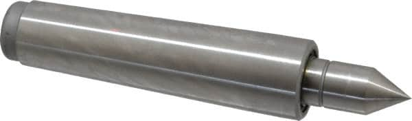 Royal Products - MT3 Taper Shank, 15/16" Head Diam 1,255 Lb Capacity Live Center - 5,000 Max RPM, 5/32" Head Length, 0.55" Point Diam, 1.1563" Point Len, 940 Lb Max Workpc, 4-27/32" OAL, Standard Point - Caliber Tooling