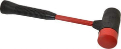 Proto - 1-7/16 Lb Head 2" Face Steel Soft Face Hammer with Tips Hammer - 13-3/4" OAL, Fiberglass Handle - Caliber Tooling