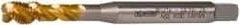 OSG - 5/16-24 UNF 3 Flute 2B Modified Bottoming Spiral Flute Tap - Vanadium High Speed Steel, TiN Finish, 90mm OAL, Right Hand Flute, Right Hand Thread - Caliber Tooling