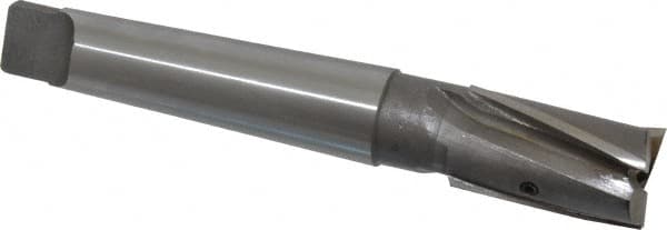 Value Collection - 1-1/16" Diam, 3 Flutes, Morse Taper Shank, Interchangeable Pilot Counterbore - Caliber Tooling