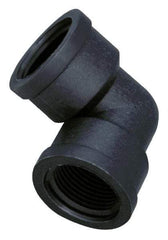 Green Leaf - 1-1/4" Polypropylene Plastic Pipe 90° Elbow - FIPT x FIPT End Connections - Caliber Tooling