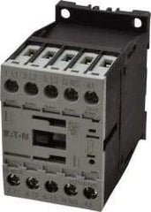 Eaton Cutler-Hammer - 3 Pole, 24 to 27 Coil VDC, 20 Amp, Nonreversible Open Enclosure IEC Contactor - 1 Phase hp: 0.25 at 115 V, 0.75 at 200 V, 1 at 230 V, 3 Phase hp: 1.5 at 200 V, 2 at 230 V, 3 at 460 V, 5 at 575 V, 7 Amp Inductive Load Rating Listed - Caliber Tooling