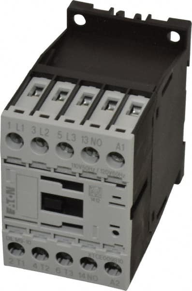 Eaton Cutler-Hammer - 3 Pole, 110 Coil VAC at 50 Hz and 120 Coil VAC at 60 Hz, 20 Amp, Nonreversible Open Enclosure IEC Contactor - Exact Industrial Supply