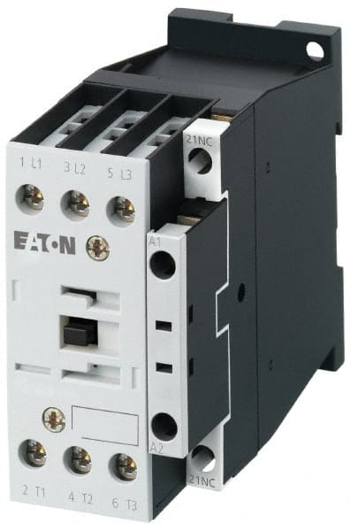 Eaton Cutler-Hammer - 3 Pole, 220 Coil VAC at 50 Hz and 240 Coil VAC at 60 Hz, 40 Amp, Nonreversible Open Enclosure IEC Contactor - Exact Industrial Supply