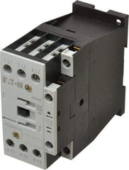 Eaton Cutler-Hammer - 3 Pole, 24 to 27 Coil VDC, 40 Amp, Nonreversible Open Enclosure IEC Contactor - 1 Phase hp: 2 at 115 V, 3 at 200 V, 5 at 230 V, 3 Phase hp: 10 at 230 V, 15 at 460 V, 20 at 575 V, 7.5 at 200 V, 25 Amp Inductive Load Rating Listed - Caliber Tooling