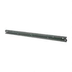 Quantum Storage - Small Parts Steel Rail - 1/4" Deep x 48" Wide x 3" High - Caliber Tooling