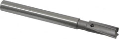 Made in USA - 13/32" Diam, 3/8" Shank, Diam, 3 Flutes, Straight Shank, Interchangeable Pilot Counterbore - Caliber Tooling