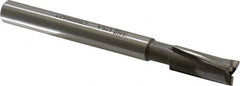 Made in USA - 7/16" Diam, 3/8" Shank, Diam, 3 Flutes, Straight Shank, Interchangeable Pilot Counterbore - Caliber Tooling