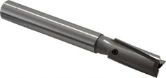 Made in USA - 9/16" Diam, 1/2" Shank, Diam, 3 Flutes, Straight Shank, Interchangeable Pilot Counterbore - Caliber Tooling