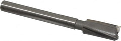 Made in USA - 3/4" Diam, 1/2" Shank, Diam, 3 Flutes, Straight Shank, Interchangeable Pilot Counterbore - Caliber Tooling