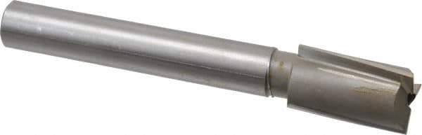 Made in USA - 1-1/16" Diam, 3/4" Shank, Diam, 3 Flutes, Straight Shank, Interchangeable Pilot Counterbore - Caliber Tooling