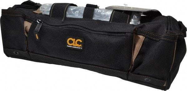 CLC - 23 Pocket Black Polyester Tool Bag - 16" Wide x 8" Deep x 11" High - Caliber Tooling