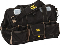 CLC - 37 Pocket Black Polyester Tool Bag - 18" Wide x 11" Deep x 11" High - Caliber Tooling