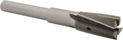 Value Collection - 13/16" Diam, 1/2" Shank, Diam, 4 Flutes, Straight Shank, Interchangeable Pilot Counterbore - Caliber Tooling